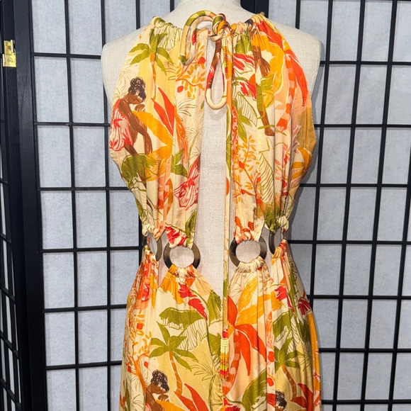 Farm Rio Tropical Cutout Maxi Dress – Size Small - Picture 5 of 12